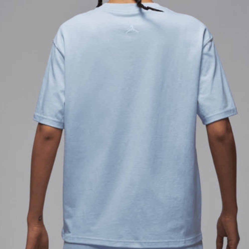 Jordan Women's Sky Blue Tee with Silver Logo - SAMPLE - Picture 2 of 5
